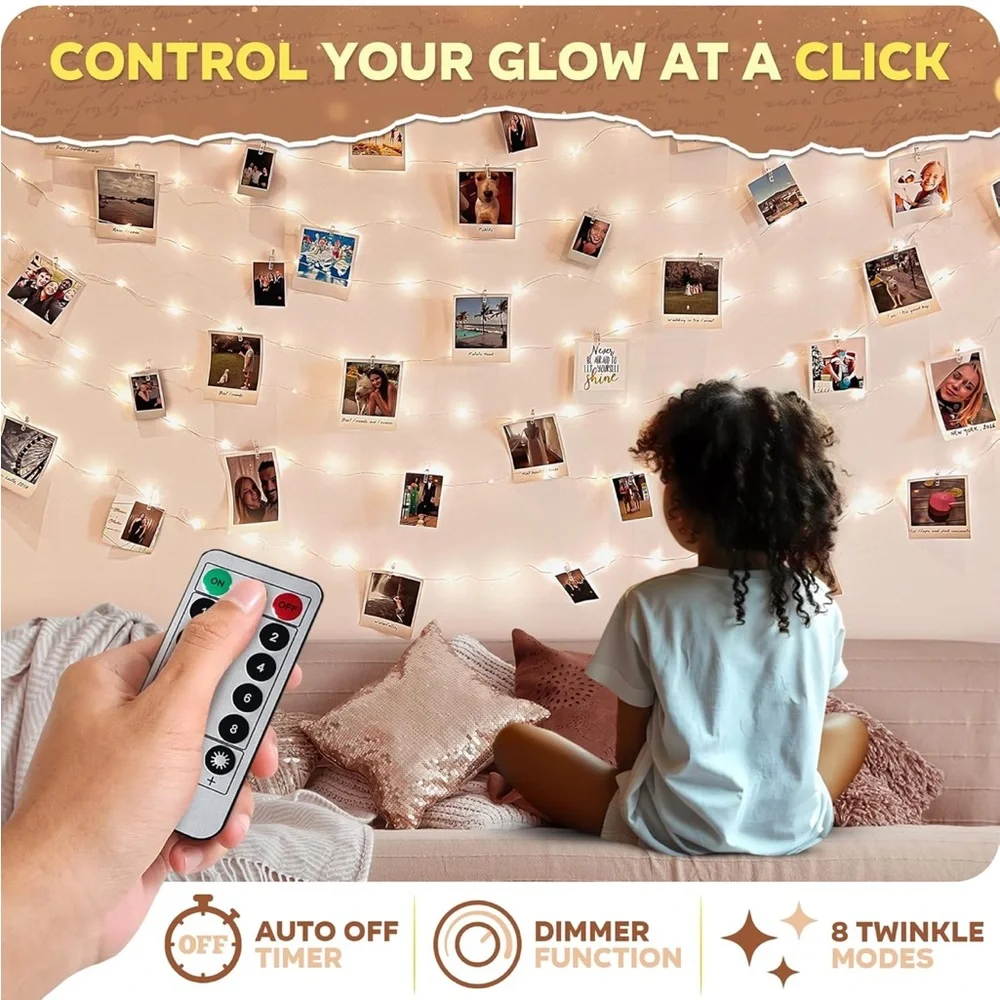 Photo clip string lights
